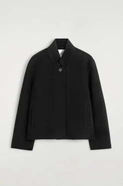 STRUCTURED DOUBLE-FACED WOOL JACKET