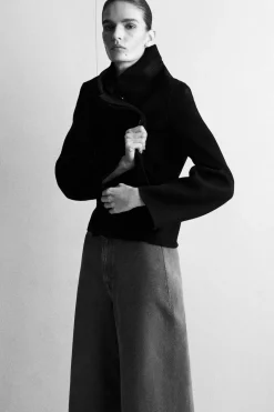 STRUCTURED DOUBLE-FACED WOOL JACKET