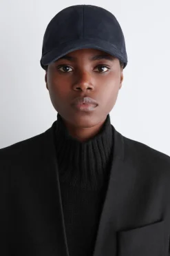 SUEDE BASEBALL CAP
