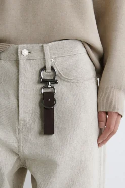 SUEDE KEYRING