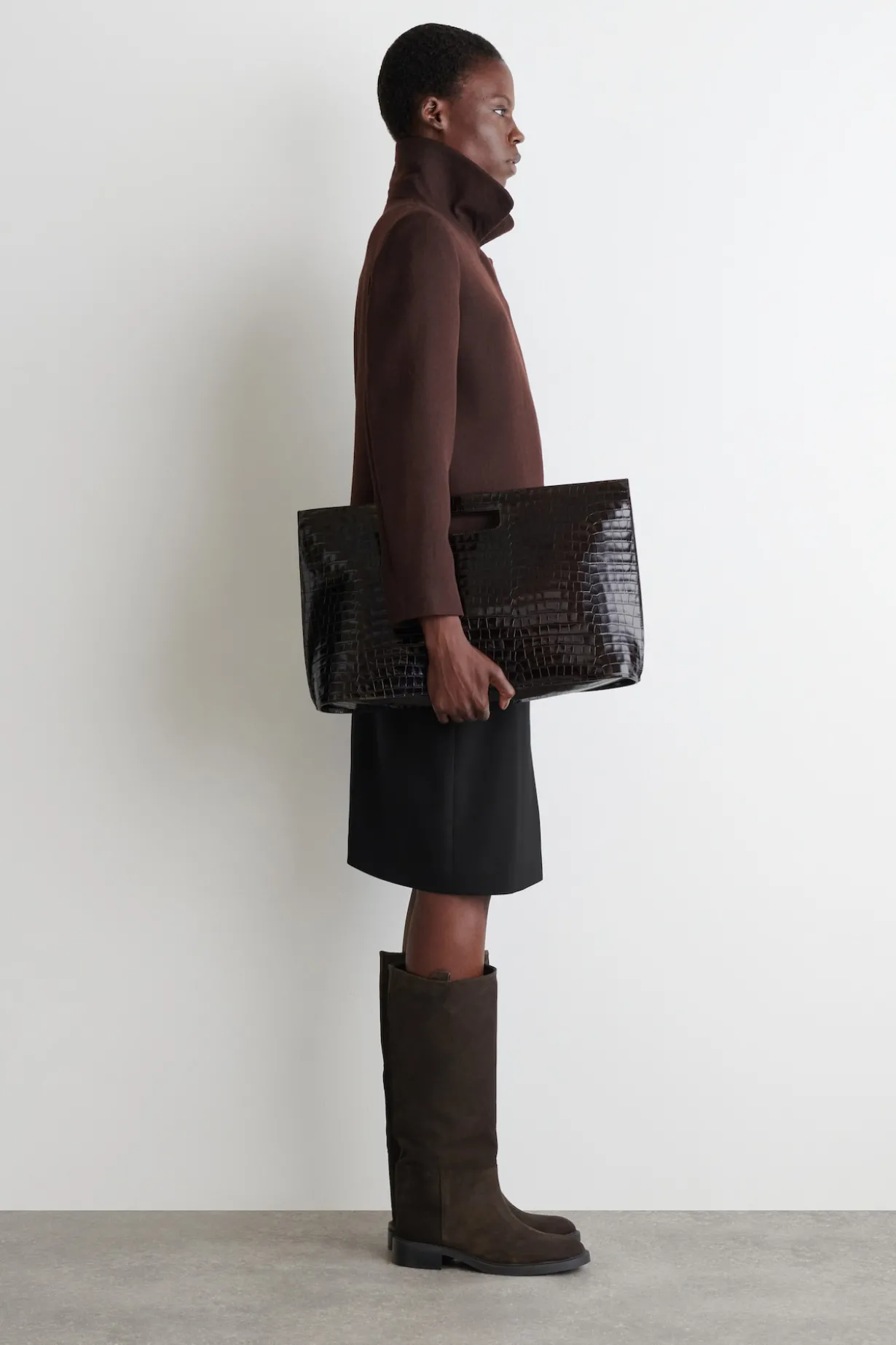 SUEDE RIDING BOOTS