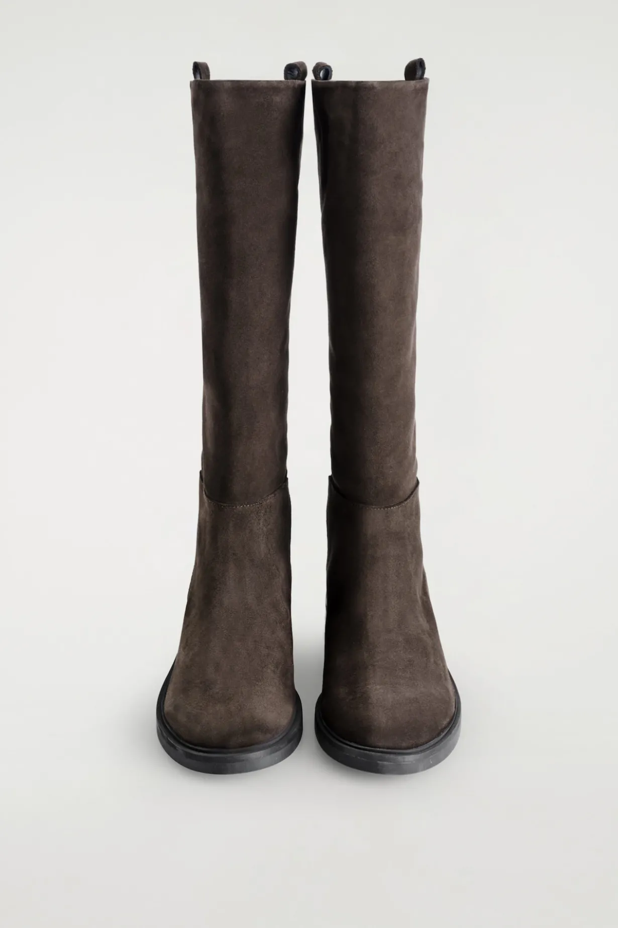 SUEDE RIDING BOOTS