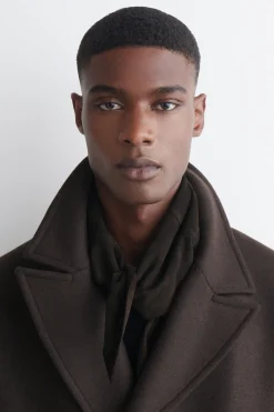 SUEDE TRIANGLE SCARF