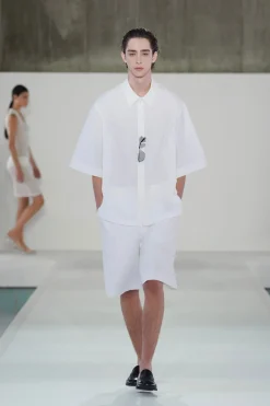 TAILORED COTTON-POPLIN SHORTS