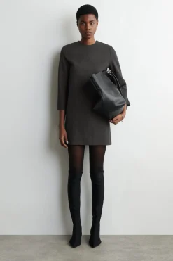 TAILORED JERSEY MINI DRESS
