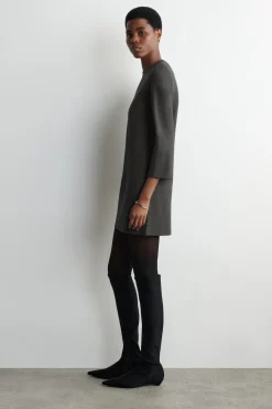 TAILORED JERSEY MINI DRESS