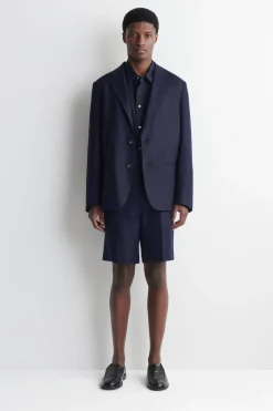 TAILORED LINEN SHORTS
