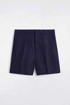 TAILORED LINEN SHORTS