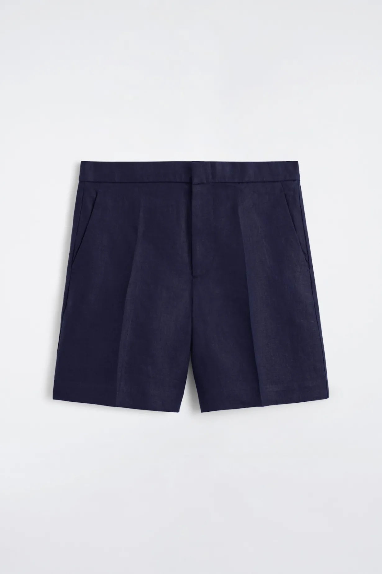 TAILORED LINEN SHORTS