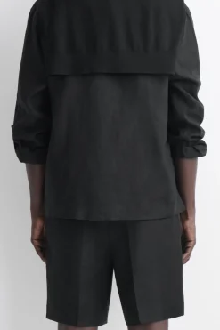 TAILORED LINEN SHORTS