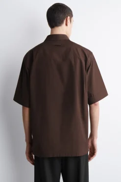 TAILORED SHORT-SLEEVED COTTON SHIRT