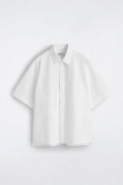 TAILORED SHORT-SLEEVED COTTON SHIRT