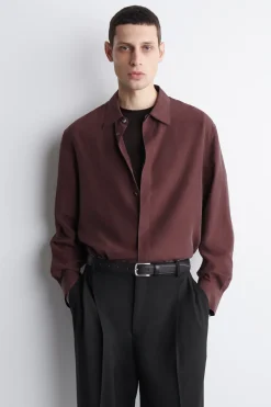 TAILORED SILK SHIRT