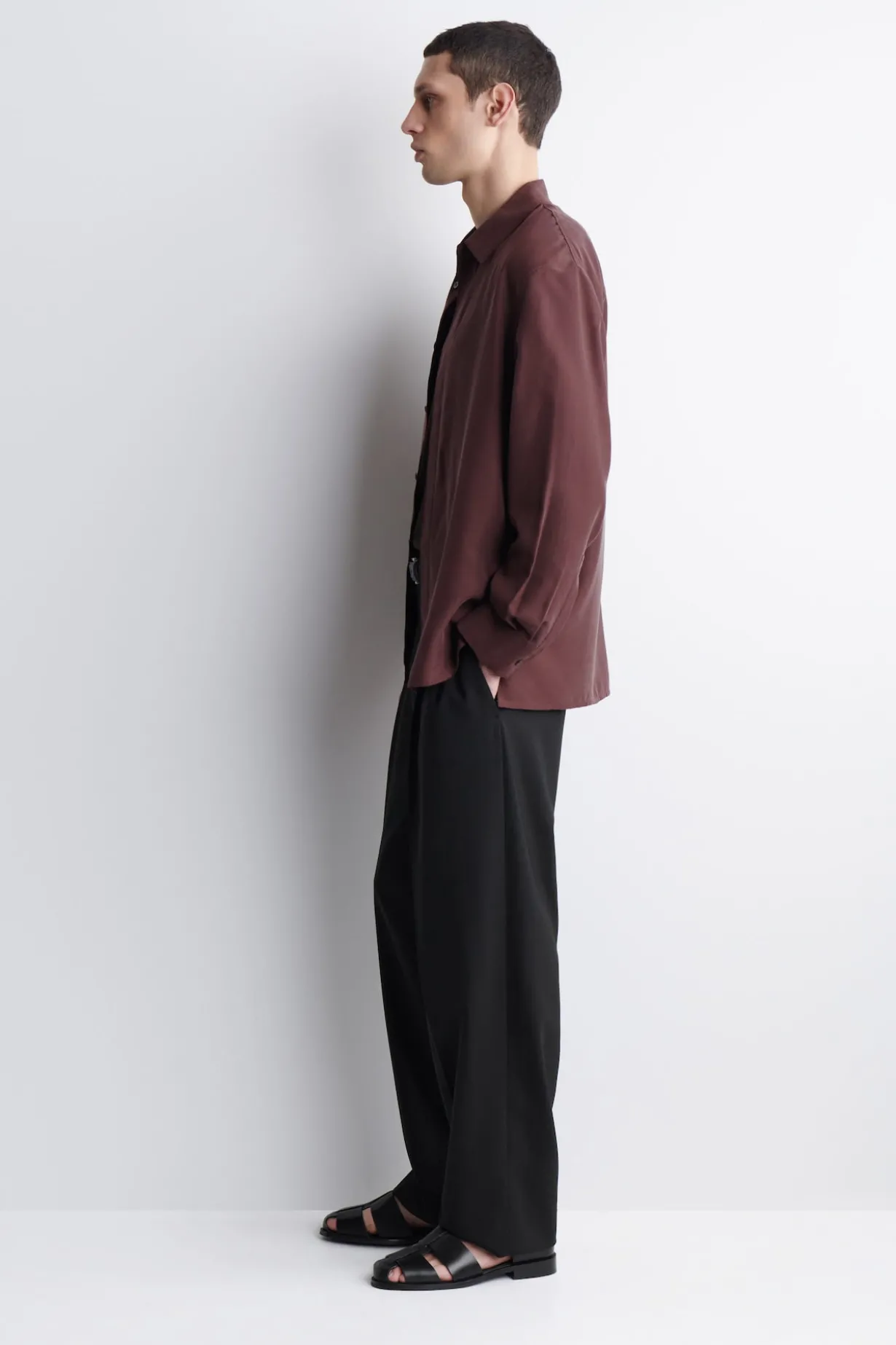 TAILORED SILK SHIRT