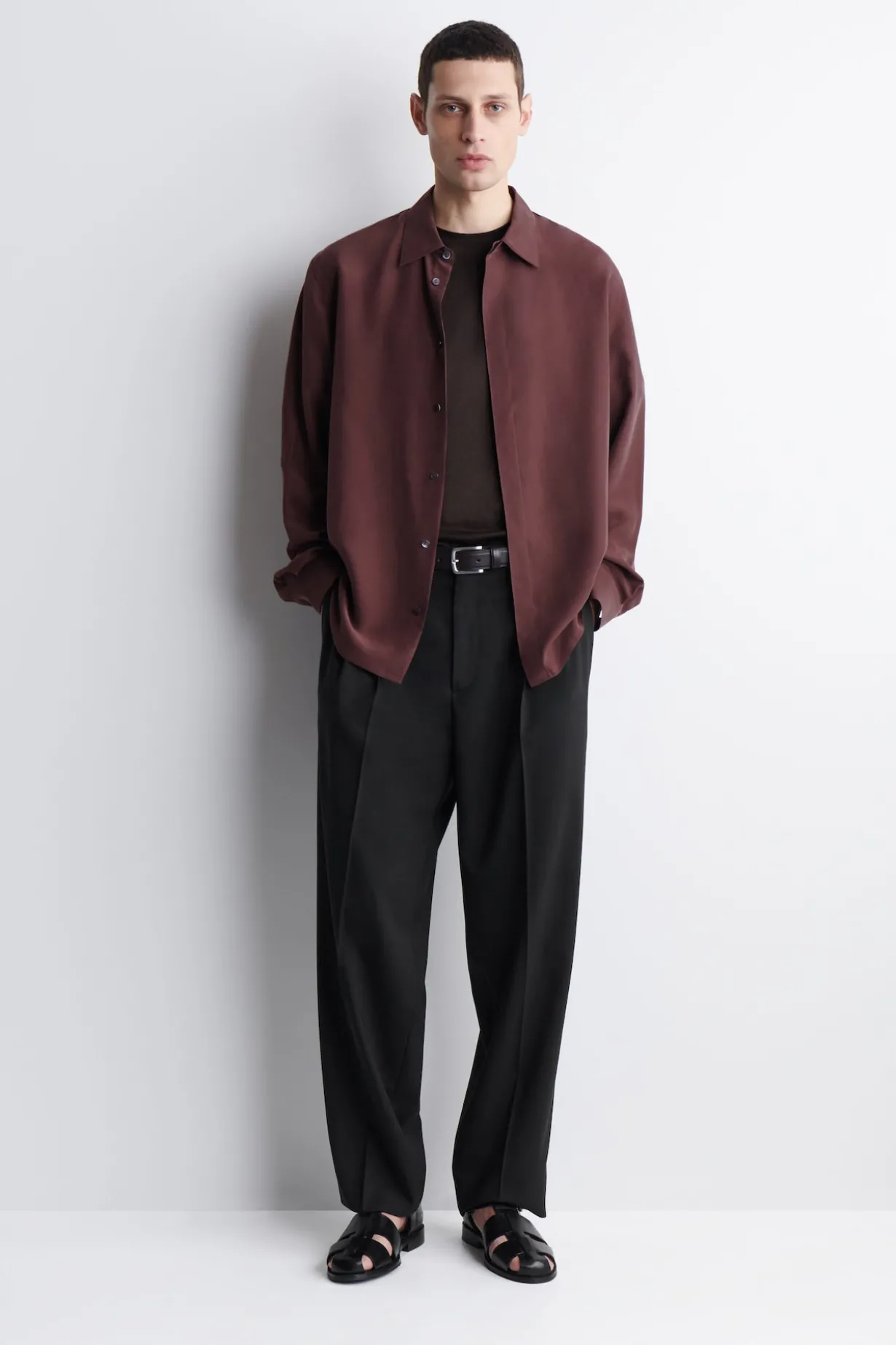 TAILORED SILK SHIRT