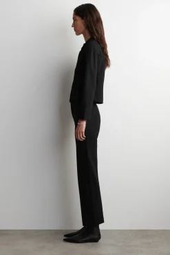 TAILORED STRAIGHT-LEG PANTS