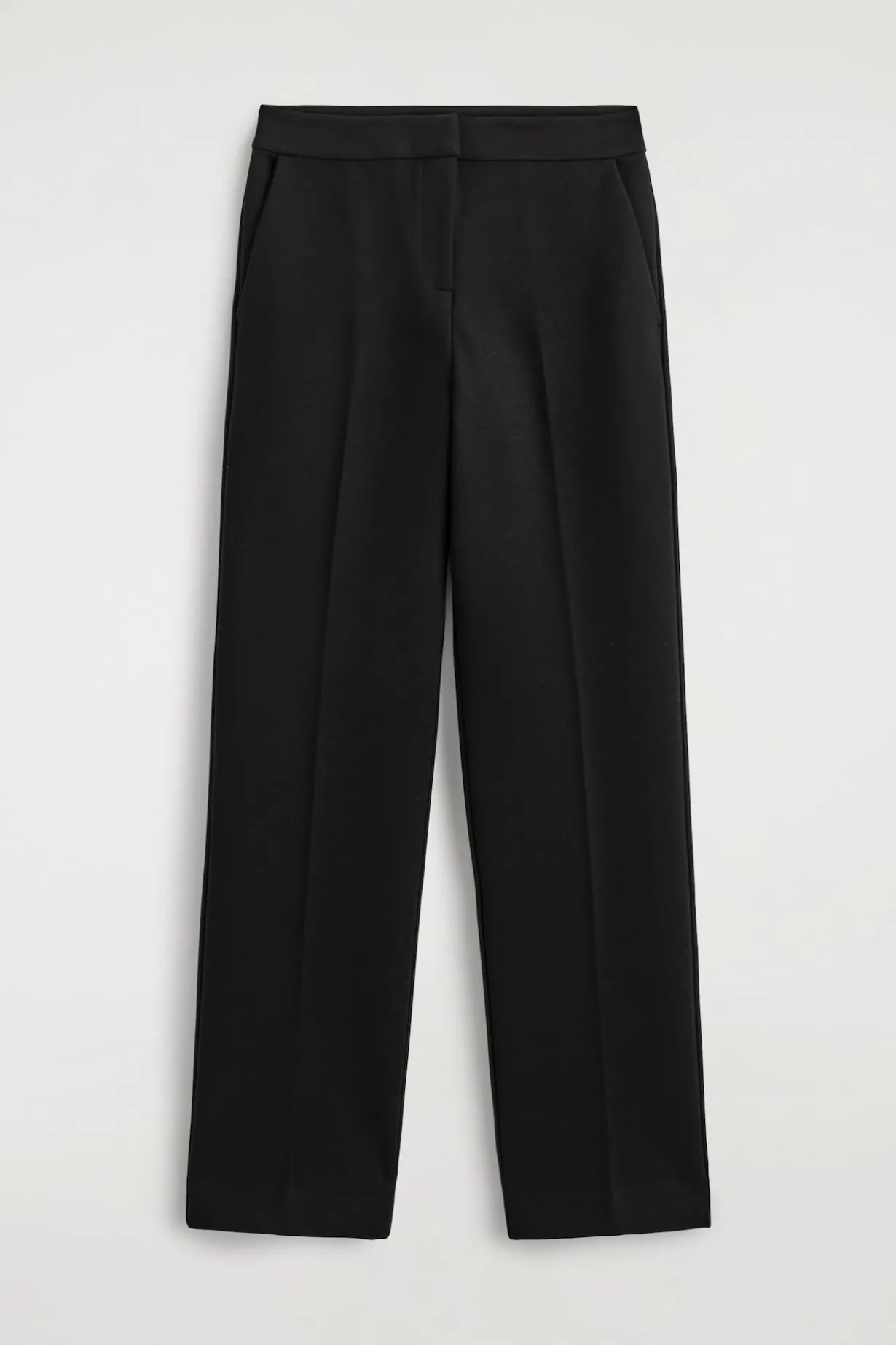 TAILORED STRAIGHT-LEG PANTS