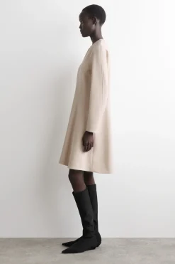 TAILORED V-NECK MINI DRESS