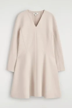 TAILORED V-NECK MINI DRESS