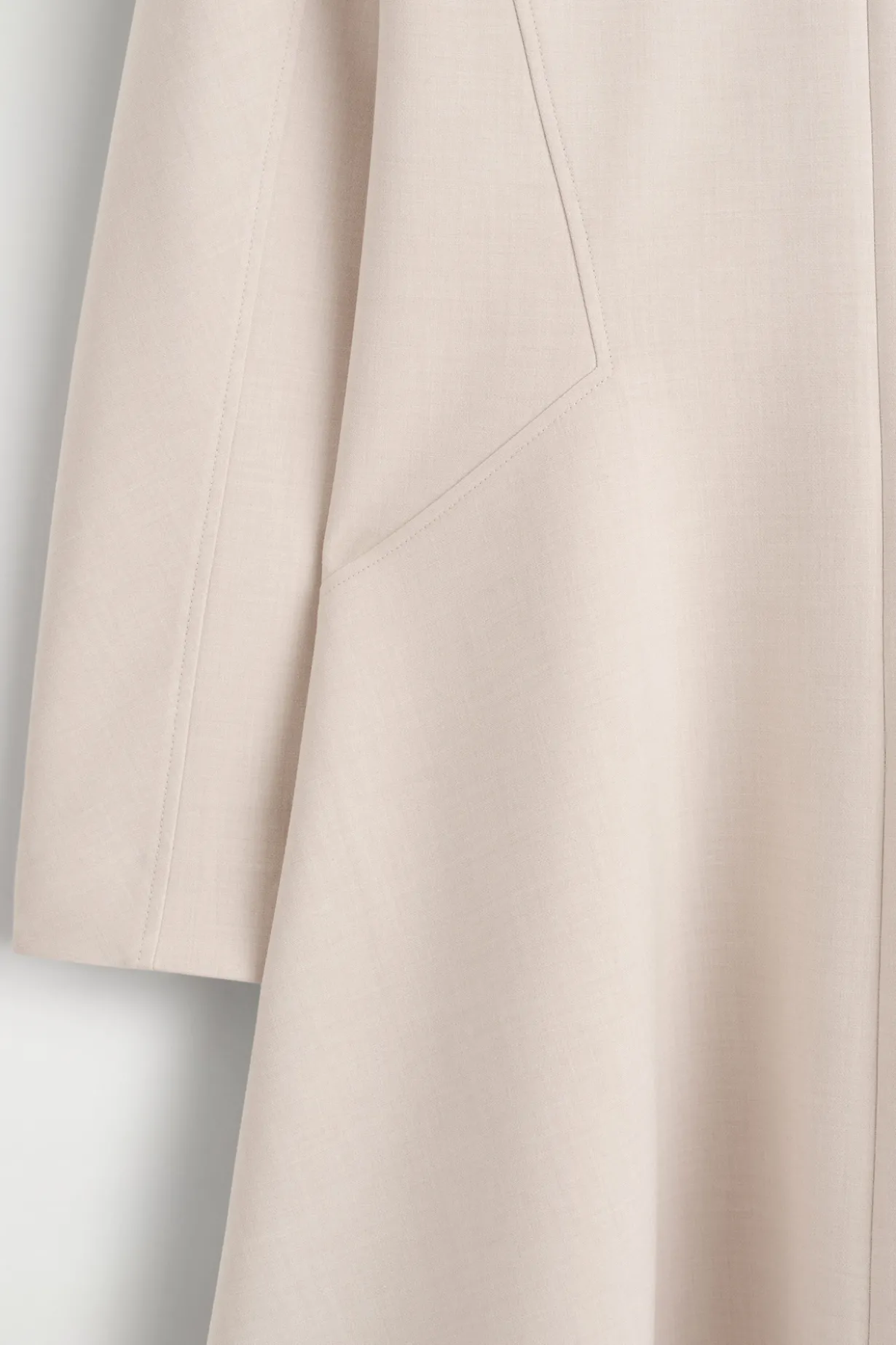 TAILORED V-NECK MINI DRESS