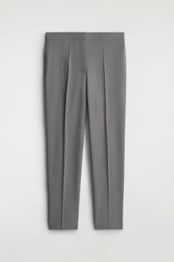 TAILORED WOOL STRAIGHT-LEG PANTS