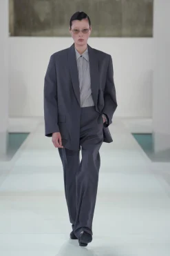 TAILORED WOOL STRAIGHT-LEG PANTS