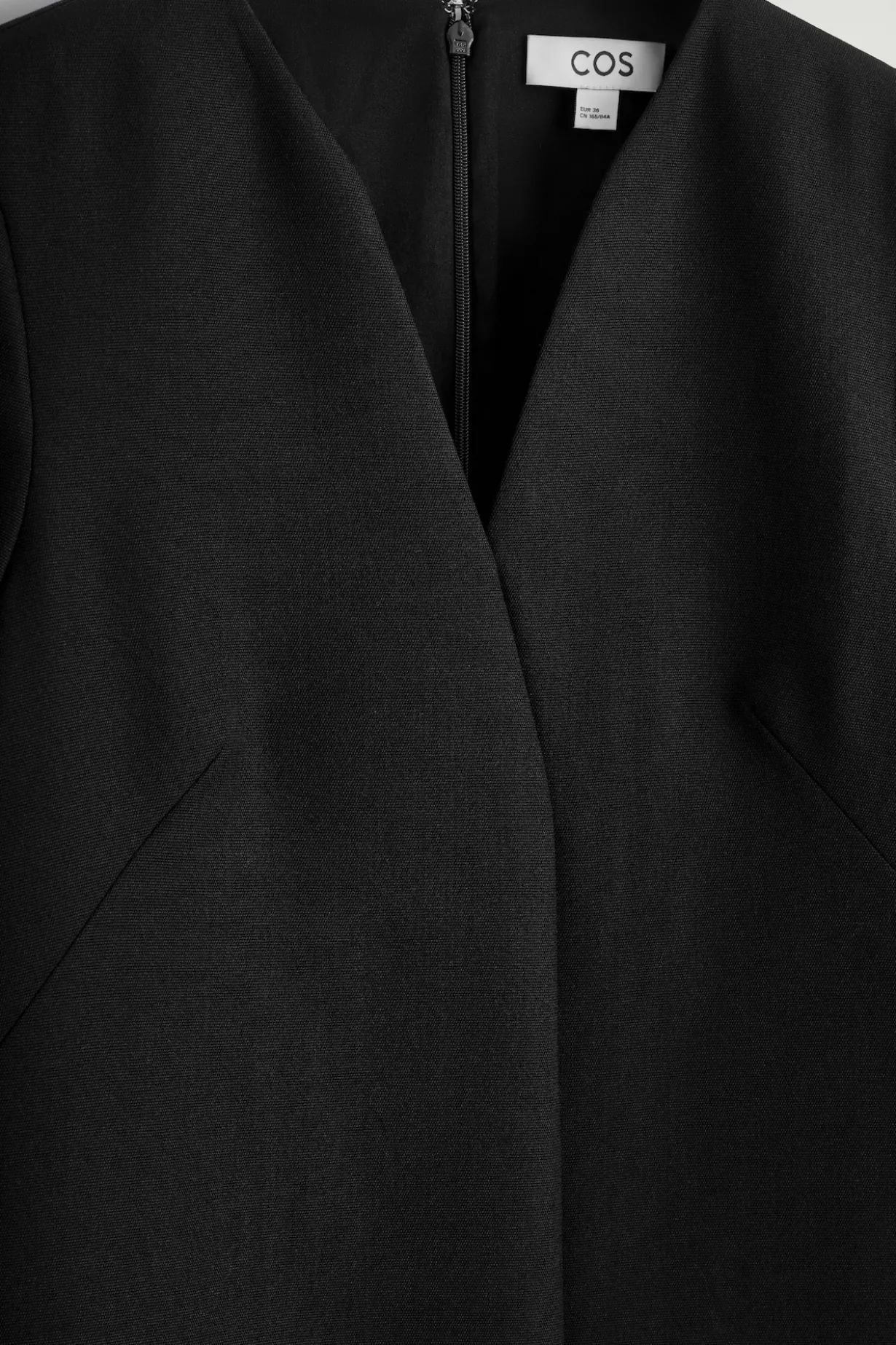 TAILORED WOOL-BLEND MINI DRESS