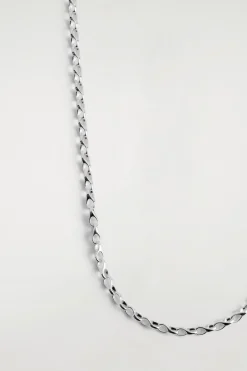 TEARDROP-LINK LONG CHAIN NECKLACE