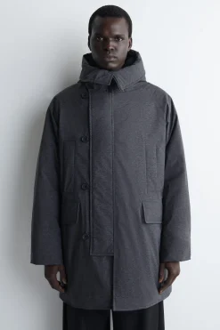 TECHNICAL HOODED DOWN PARKA