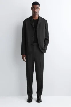 TECH-TWILL SLIM-FIT STRAIGHT-LEG PANTS