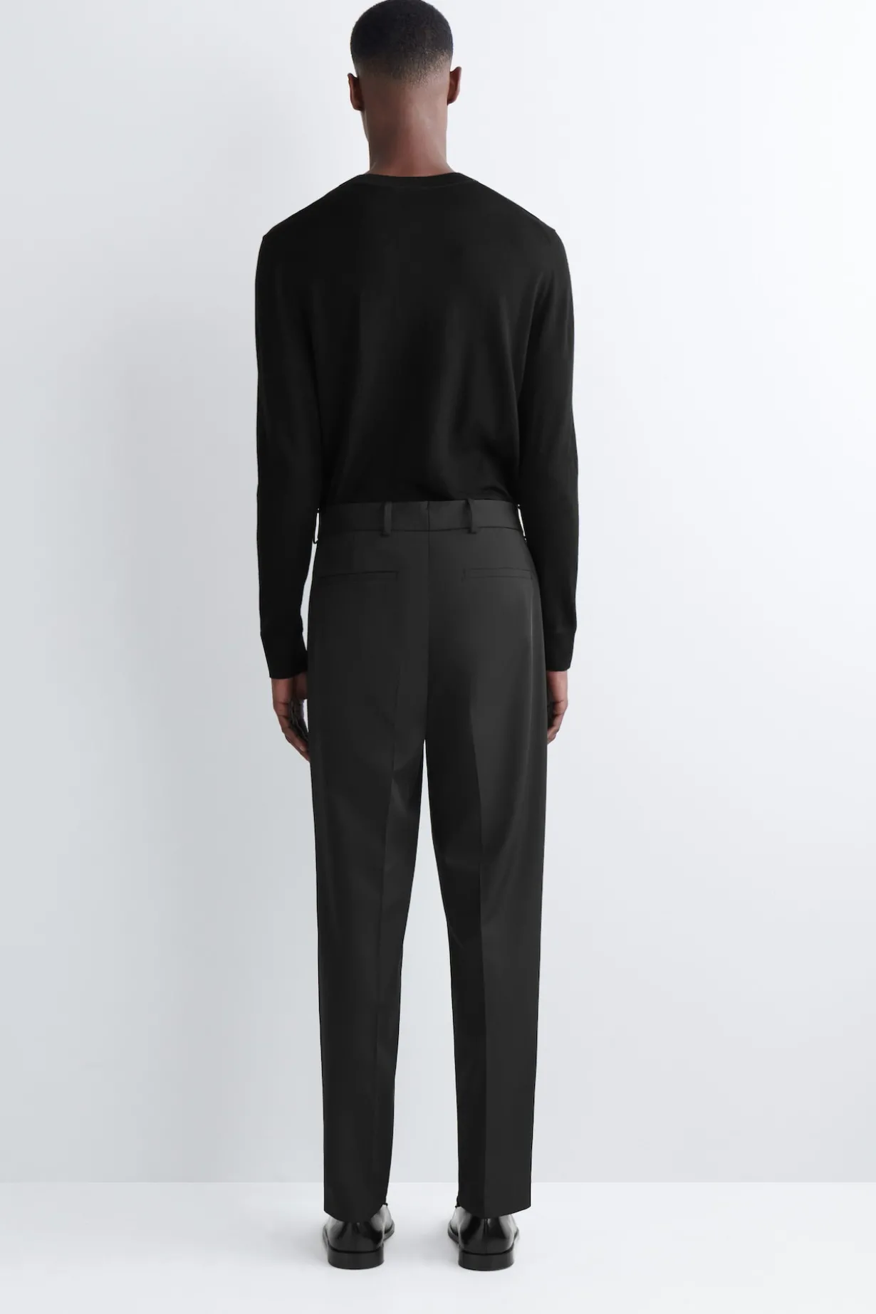 TECH-TWILL SLIM-FIT STRAIGHT-LEG PANTS