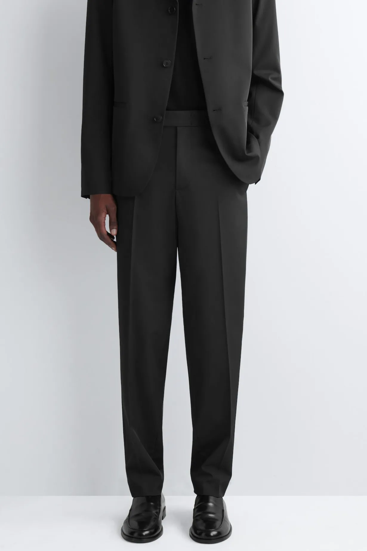 TECH-TWILL SLIM-FIT STRAIGHT-LEG PANTS