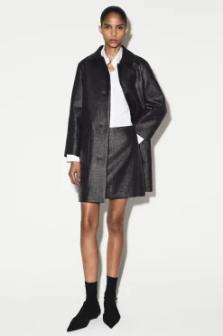 TEXTURED MINI SKIRT