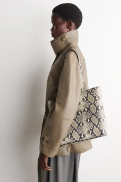 TOWNHOUSE SHOPPER BAG - LEATHER