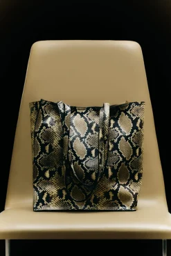 TOWNHOUSE SHOPPER BAG - LEATHER