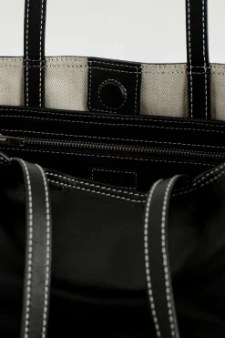 TOWNHOUSE SHOPPER BAG - LEATHER