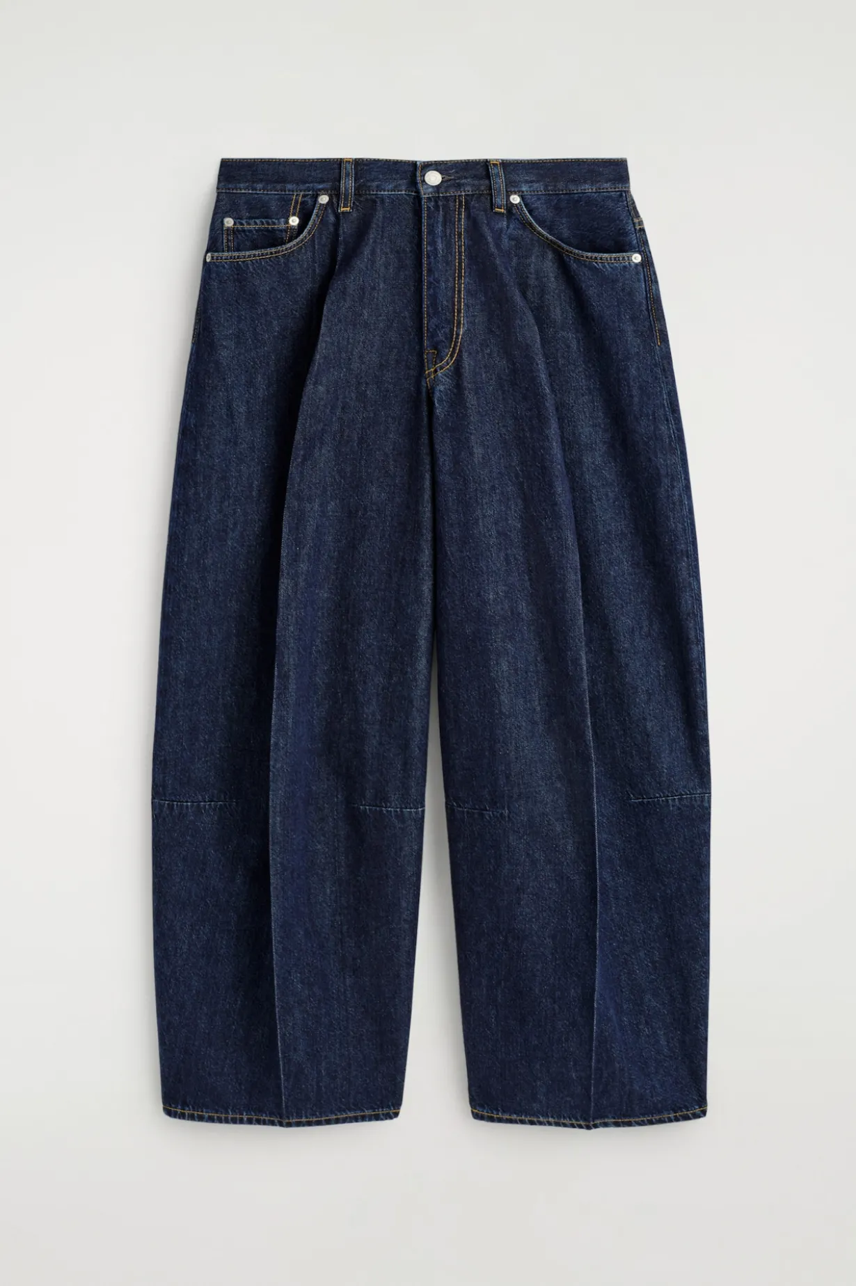 TWINE BARREL-LEG JEANS