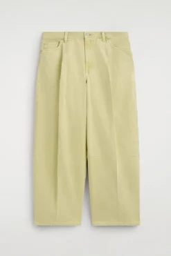 TWINE BARREL-LEG JEANS