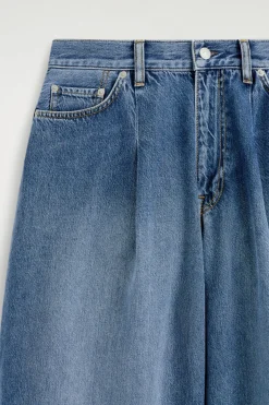 TWINE BARREL-LEG JEANS