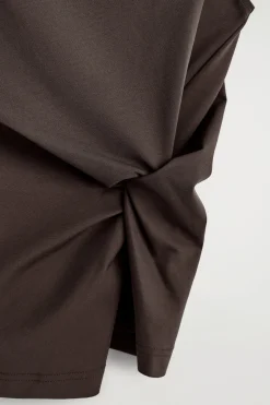TWIST-DETAIL JERSEY TOP