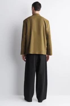 UNSTRUCTURED COTTON BLAZER