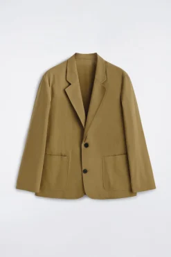 UNSTRUCTURED COTTON BLAZER