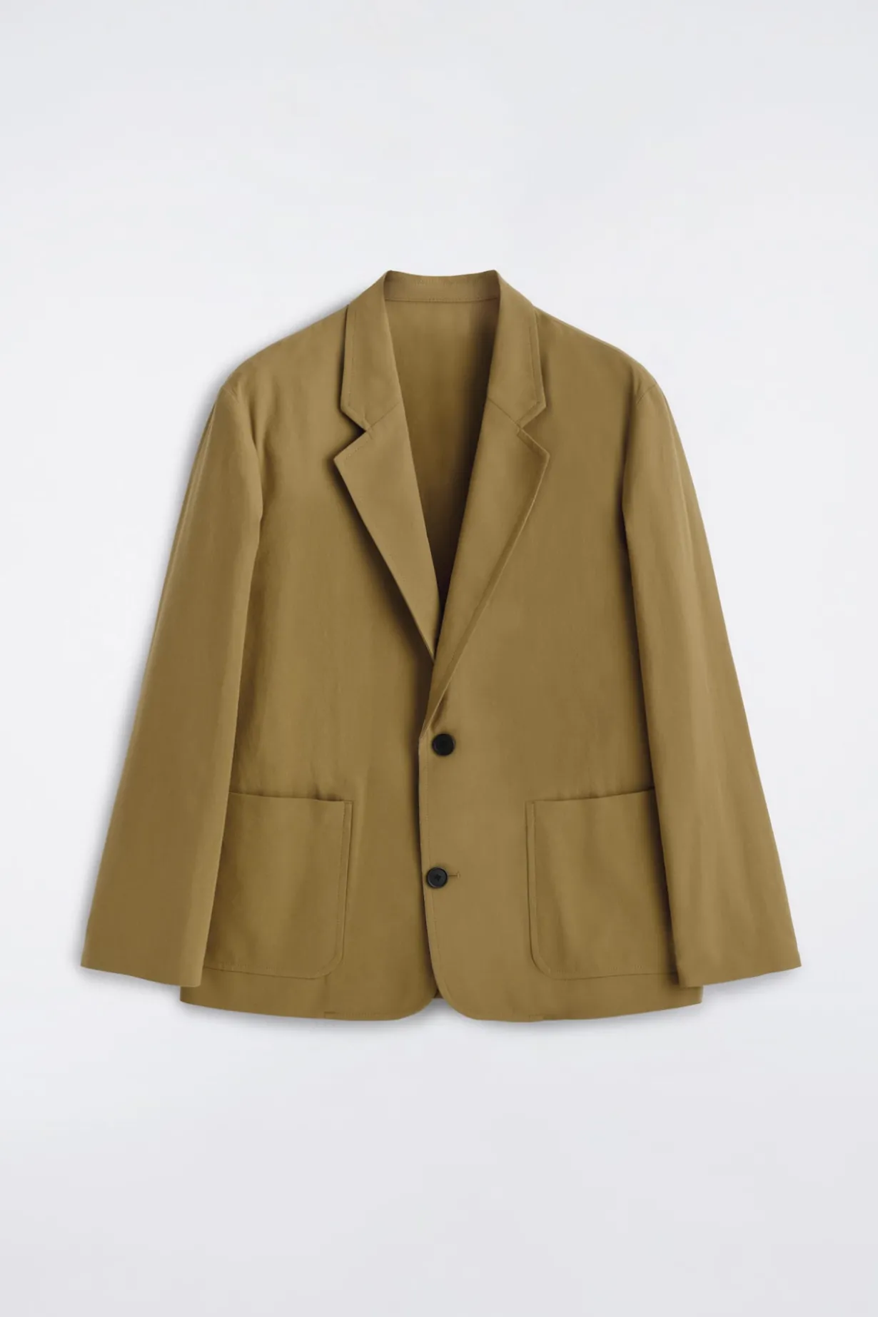 UNSTRUCTURED COTTON BLAZER