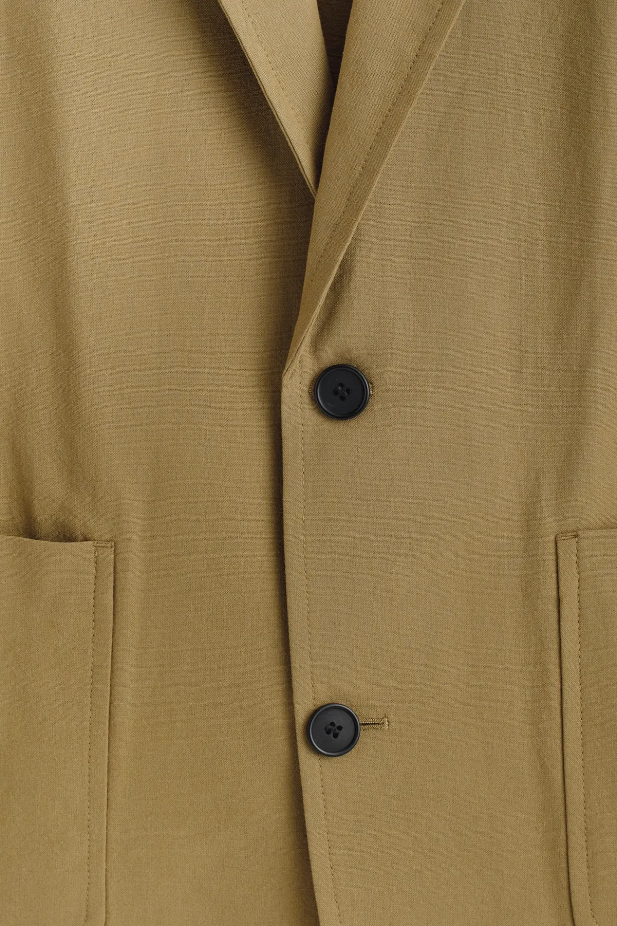 UNSTRUCTURED COTTON BLAZER