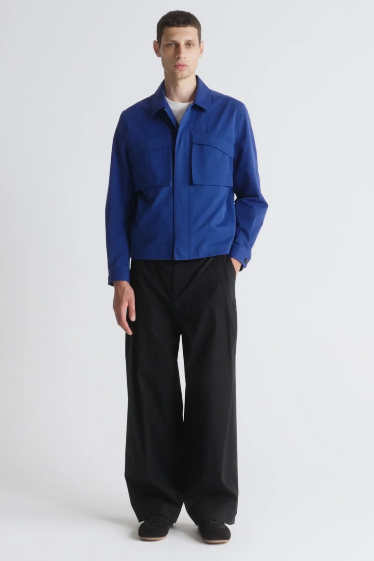 UTILITY COTTON-TWILL OVERSHIRT