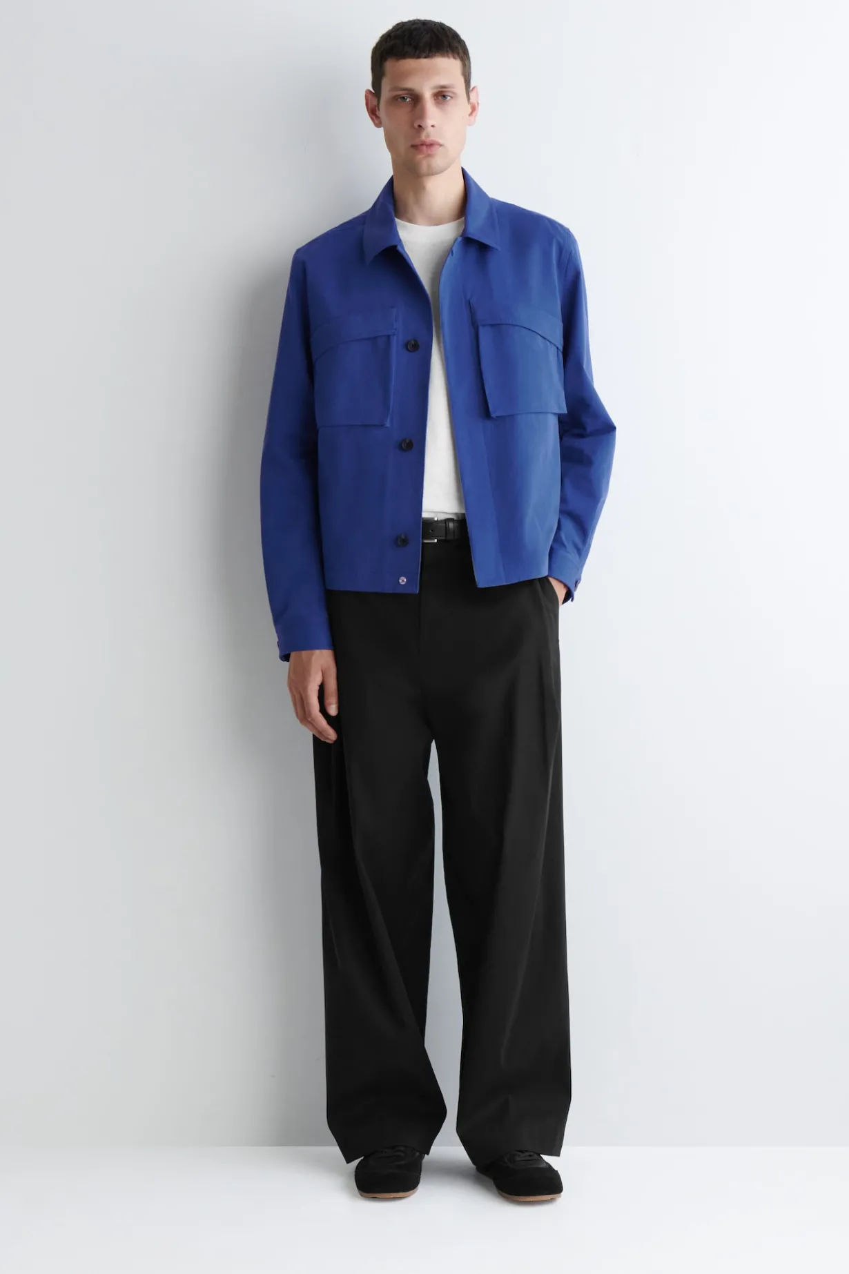 UTILITY COTTON-TWILL OVERSHIRT