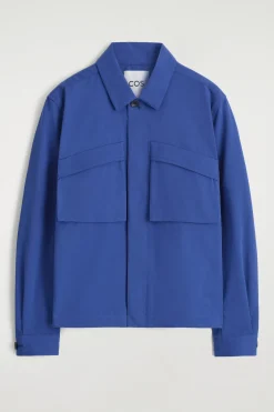 UTILITY COTTON-TWILL OVERSHIRT