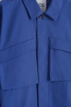 UTILITY COTTON-TWILL OVERSHIRT
