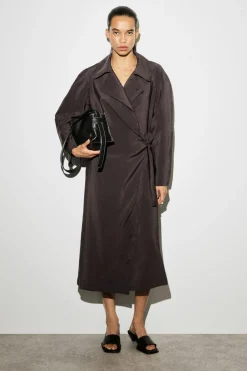 UTILITY TRENCH-STYLE MIDI DRESS