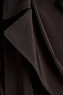 UTILITY TRENCH-STYLE MIDI DRESS